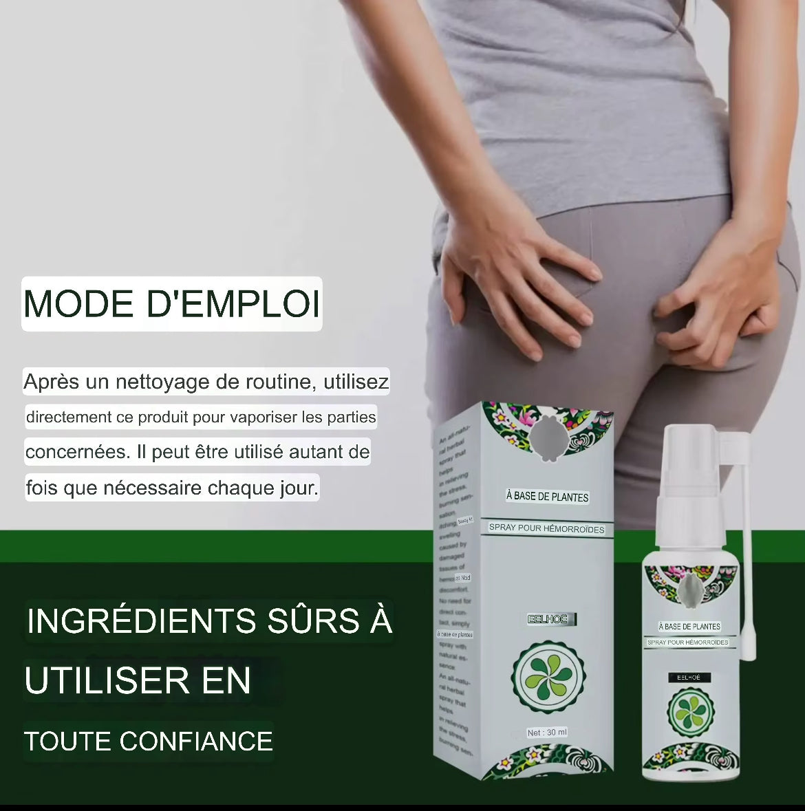 Spray Herbal contre les Hémorroïdes