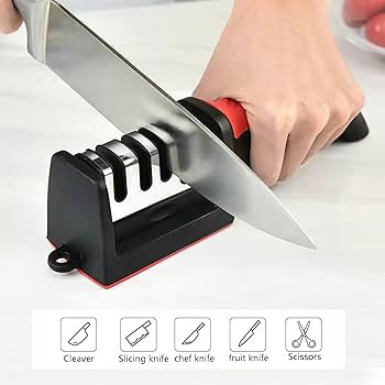 Aiguiseur de Couteaux 3 en 1