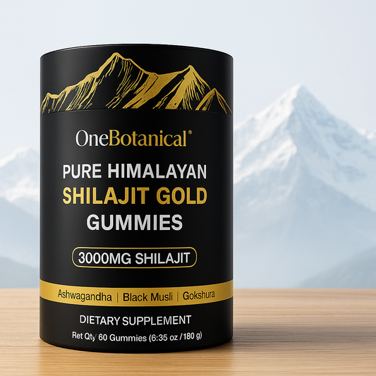 Shilajit Gold Gummies – Énergie Vitalité Performance Naturelle 60 bonbons par boites