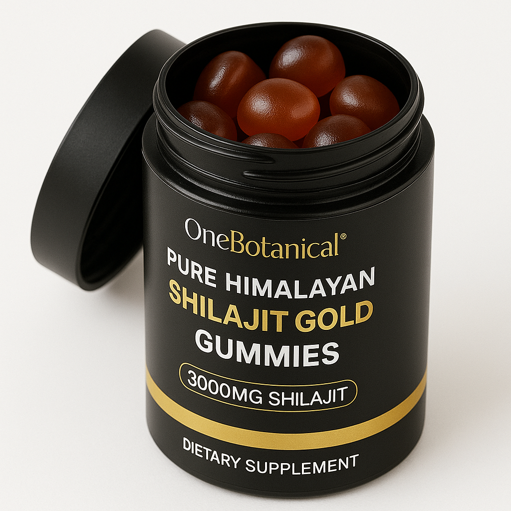Shilajit Gold Gummies – Énergie Vitalité Performance Naturelle 60 bonbons par boites