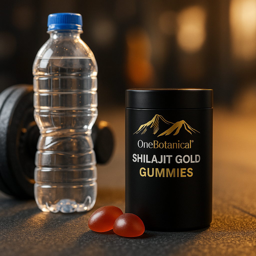 Shilajit Gold Gummies – Énergie Vitalité Performance Naturelle 60 bonbons par boites