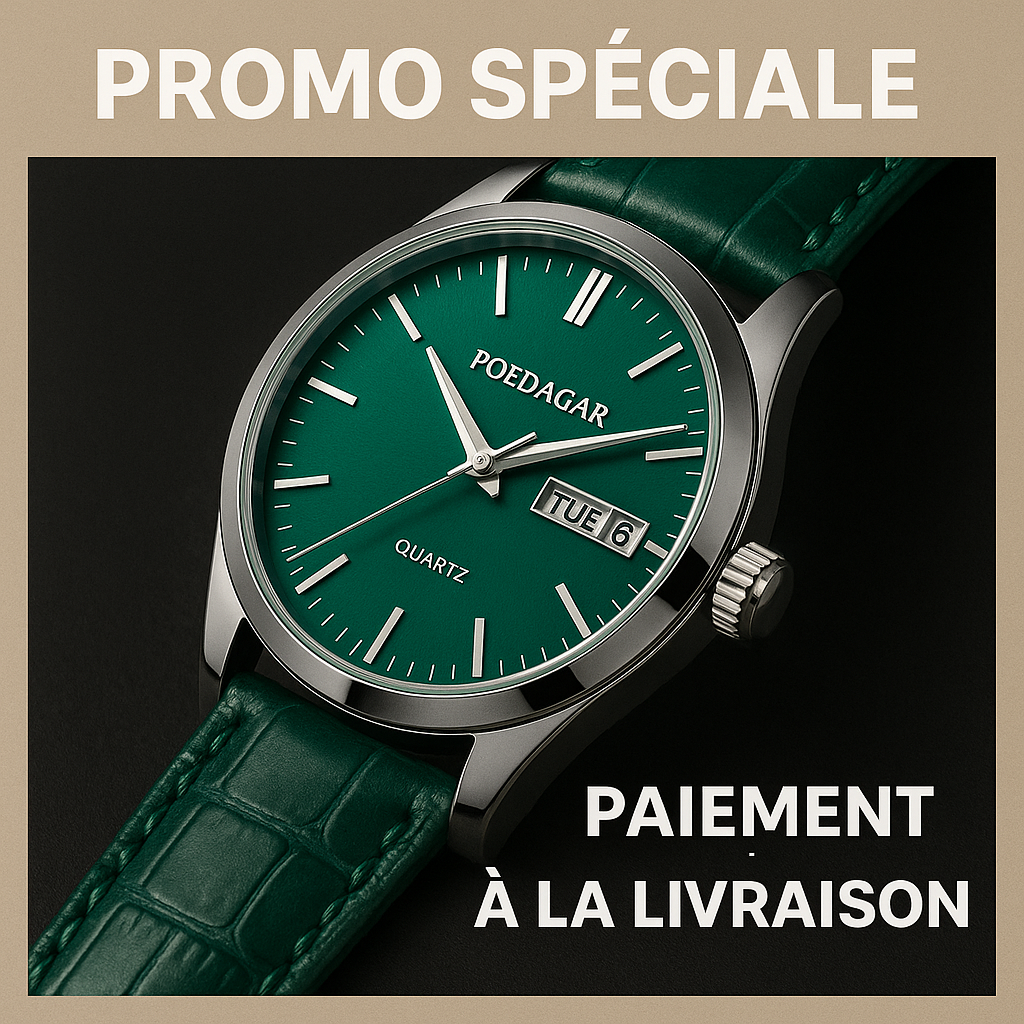 Montre POEDAGAR Quartz – Élégance, Précision et Style au Quotidien GB