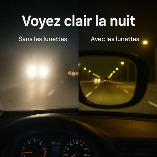 LUNETTE ANTI-PHARES - Conduisez la Nuit en Toute Sécurité